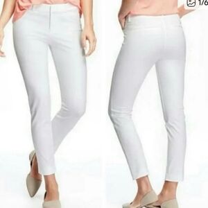 Old Navy High-Rise Pixie Skinny Pants  White